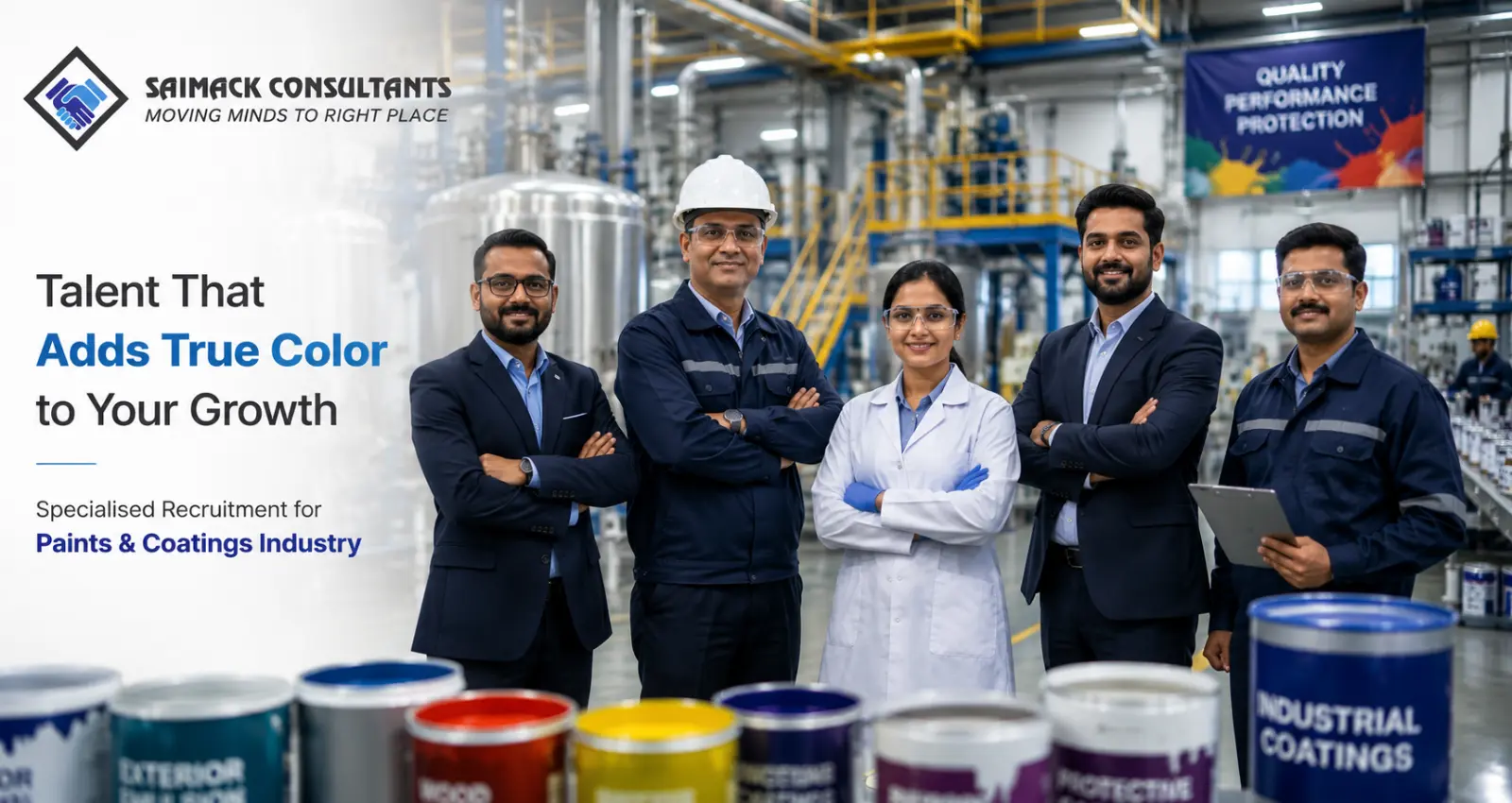 Paints & Coatings Recruitment Agency | Saimack Consultants